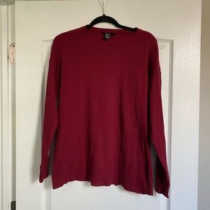 waffle knit shirt
